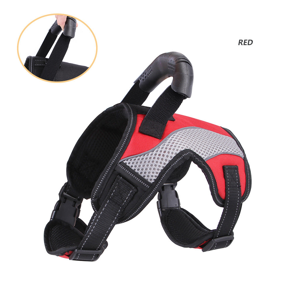 Pet Chest Straps Large And Medium-Sized Dogs Anti-Shock Breathable Dogs Go Out Traction Chest Straps