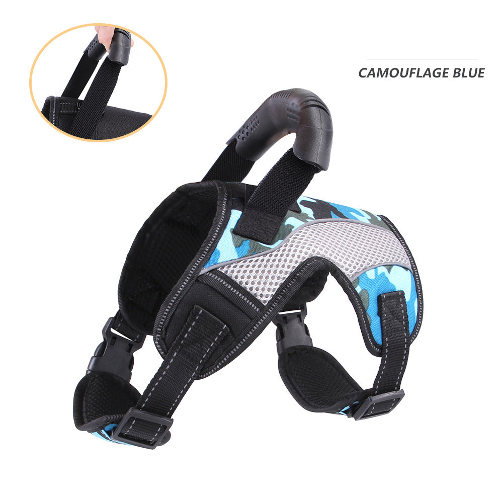 Pet Chest Straps Large And Medium-Sized Dogs Anti-Shock Breathable Dogs Go Out Traction Chest Straps
